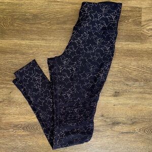 Navy Mondetta Leggings with Star Pattern